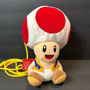 Super Mario Toad 8" Plush Bag Nintendo World UNIVERSAL STUDIOS HOLLYWOOD 2022